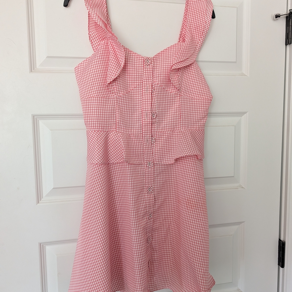 Pink Gingham Dress